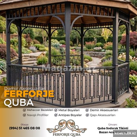 Meheccer Aksesuarlarinin Satisi Quba Ferforje — Quba