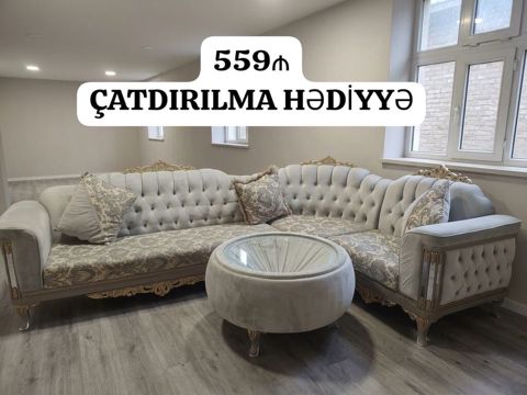 Künc divan, İşlənmiş, Açılan, Bazalı, Ödənişli çatdırılma — Bakı