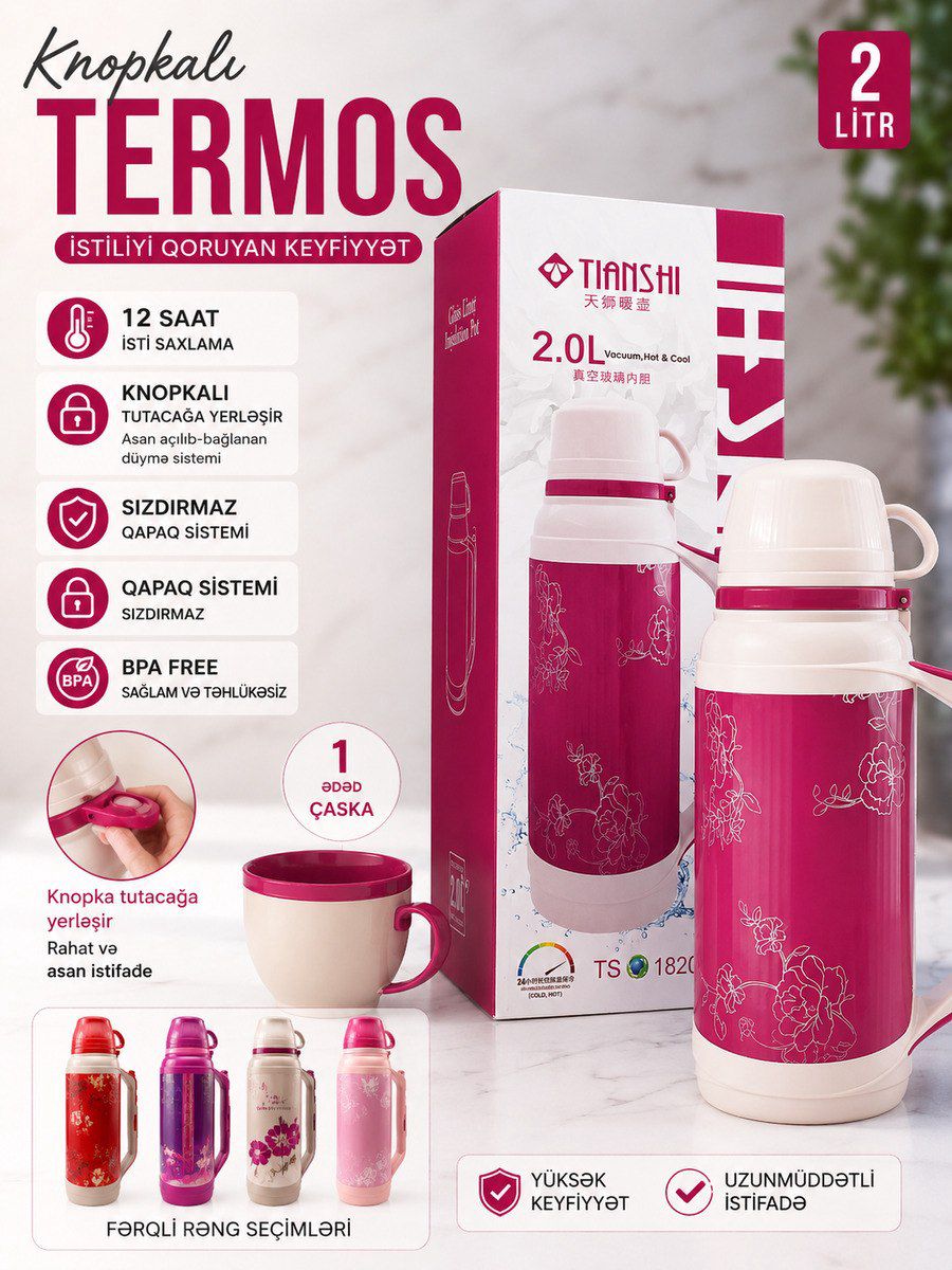 Termos 2lt — Qablar və mətbəx əşyaları, Bakı (2)