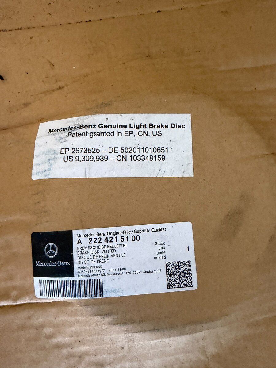 Mercedes W222 ön əyləc diski — Ehtiyat hissələri və aksesuarlar, Bakı (6)