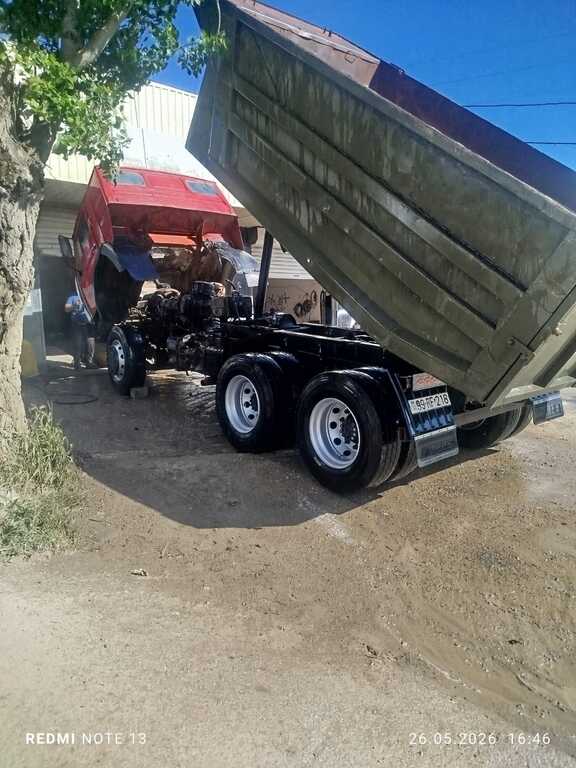 KamAz 6520, 11 L, 1992 il, 88 293 km 99-RF-218 — Yük maşınları, Şamaxı (8)
