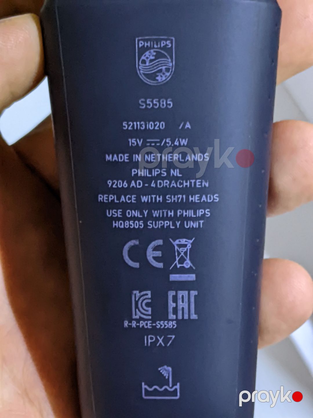 Philips Shaver S5000 elektrik tıraş maşını — Usturalar, trimmerler və epilyatorlar, Bakı (5)