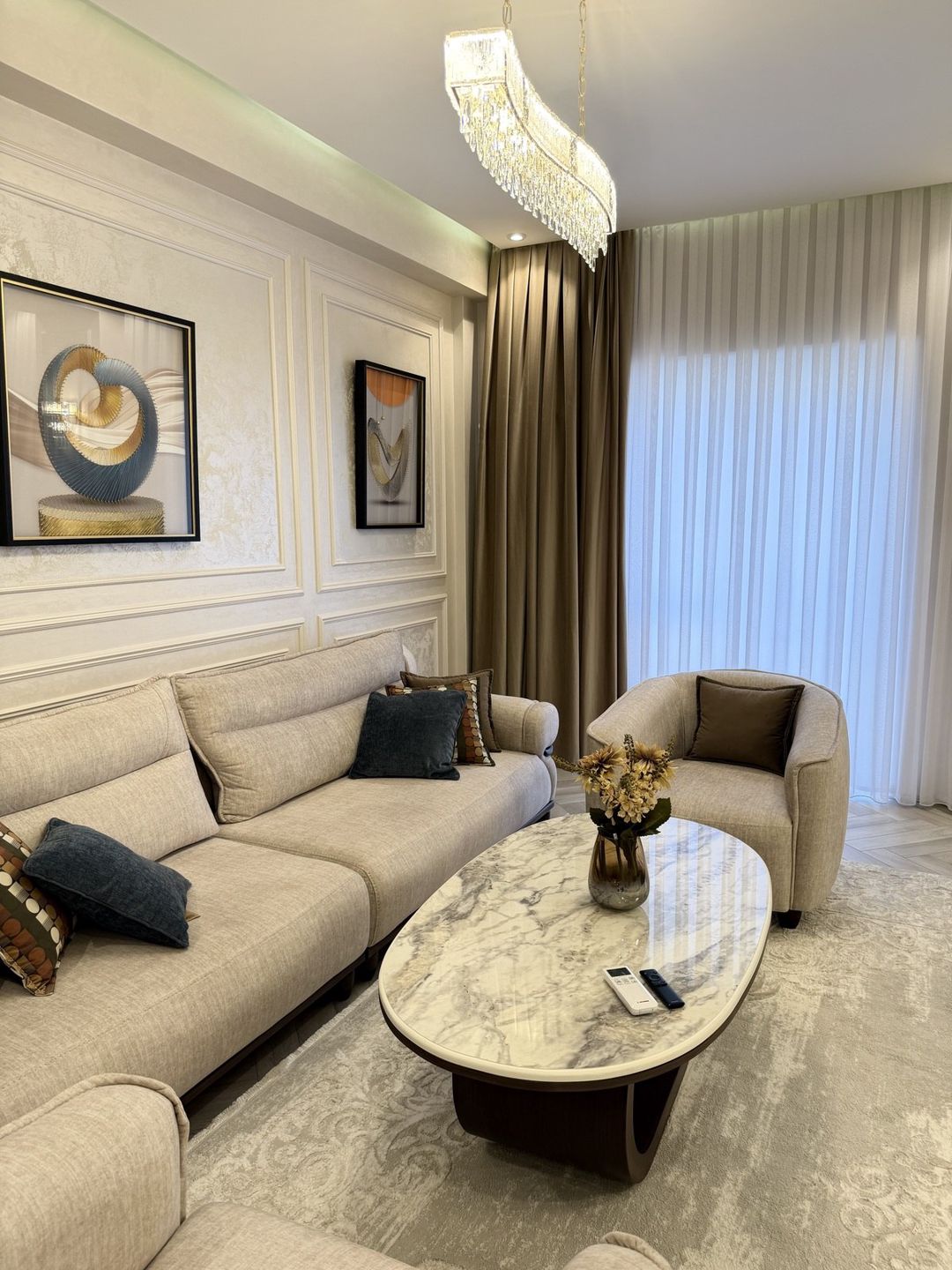 İcarəyə verilir 3 otaqlı yeni tikili 130 m² — Mənzil, Bakı (12)