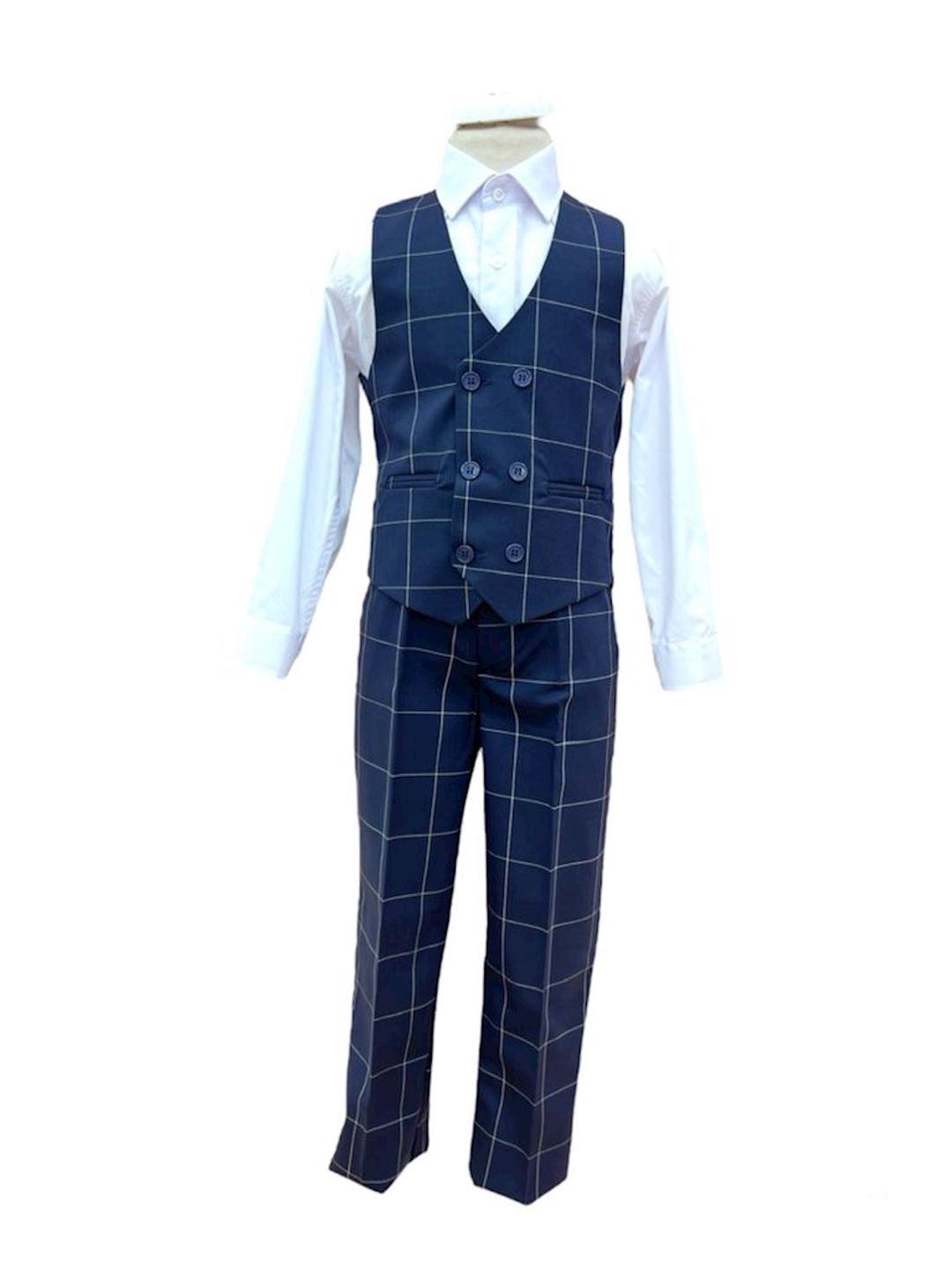Oğlanlar üçün şalvarlı dəst Ata kids SSPPUM_1018, mavi, polyester/pambıq, ölçü 6 yaş — Mallar, Bakı (2)