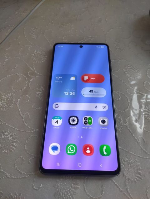 Samsung Galaxy A73 5G, 128 GB, rəng - Boz, Barmaq izi — Bakı