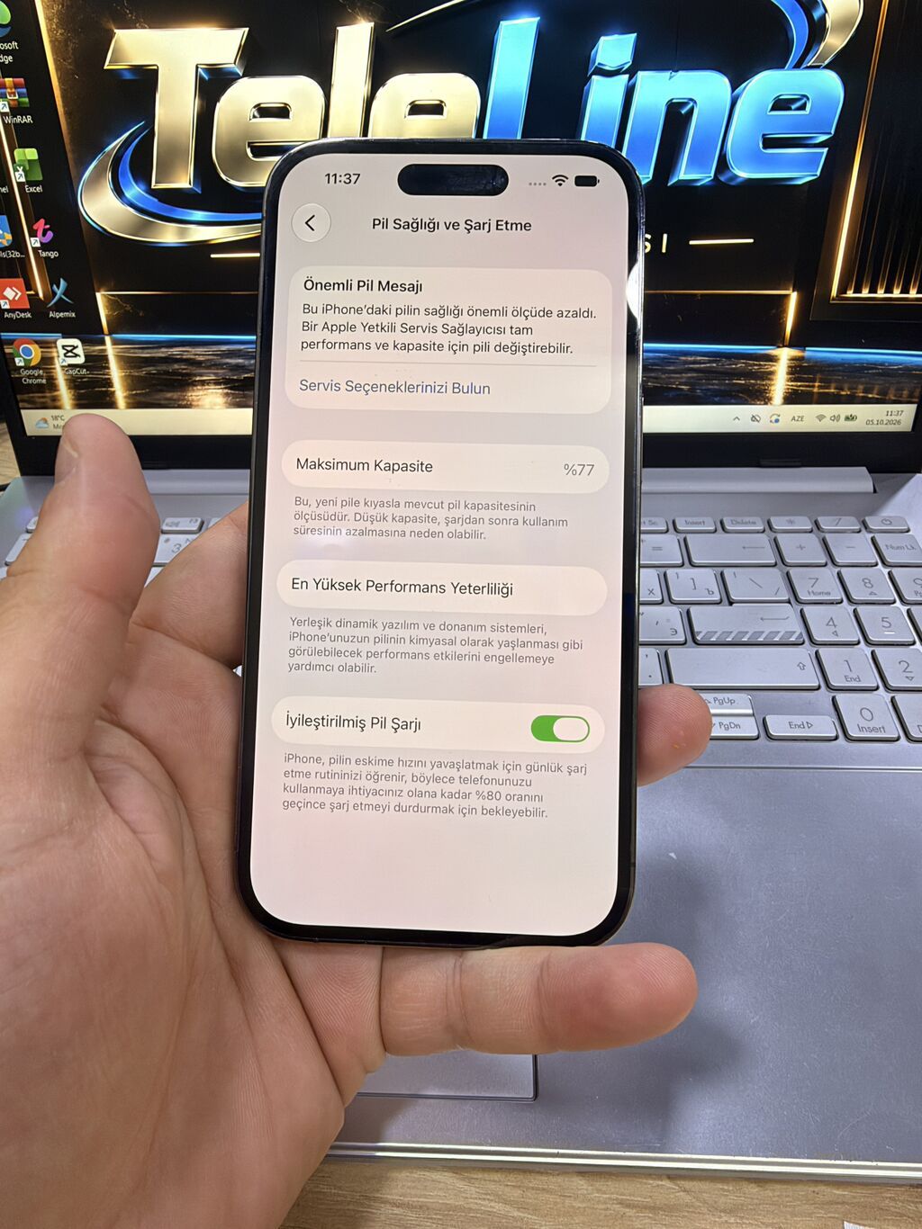 IPhone 14 Pro, 256 GB, Deep Purple, Zəmanət, Kredit, Simsiz şarj — Apple iPhone, Bakı (5)