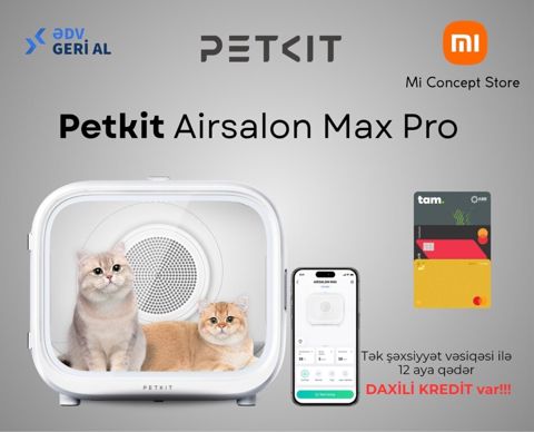 Pişiklər üçün quruducu "Petkit Airsalon Max Pro" — Xmi Store