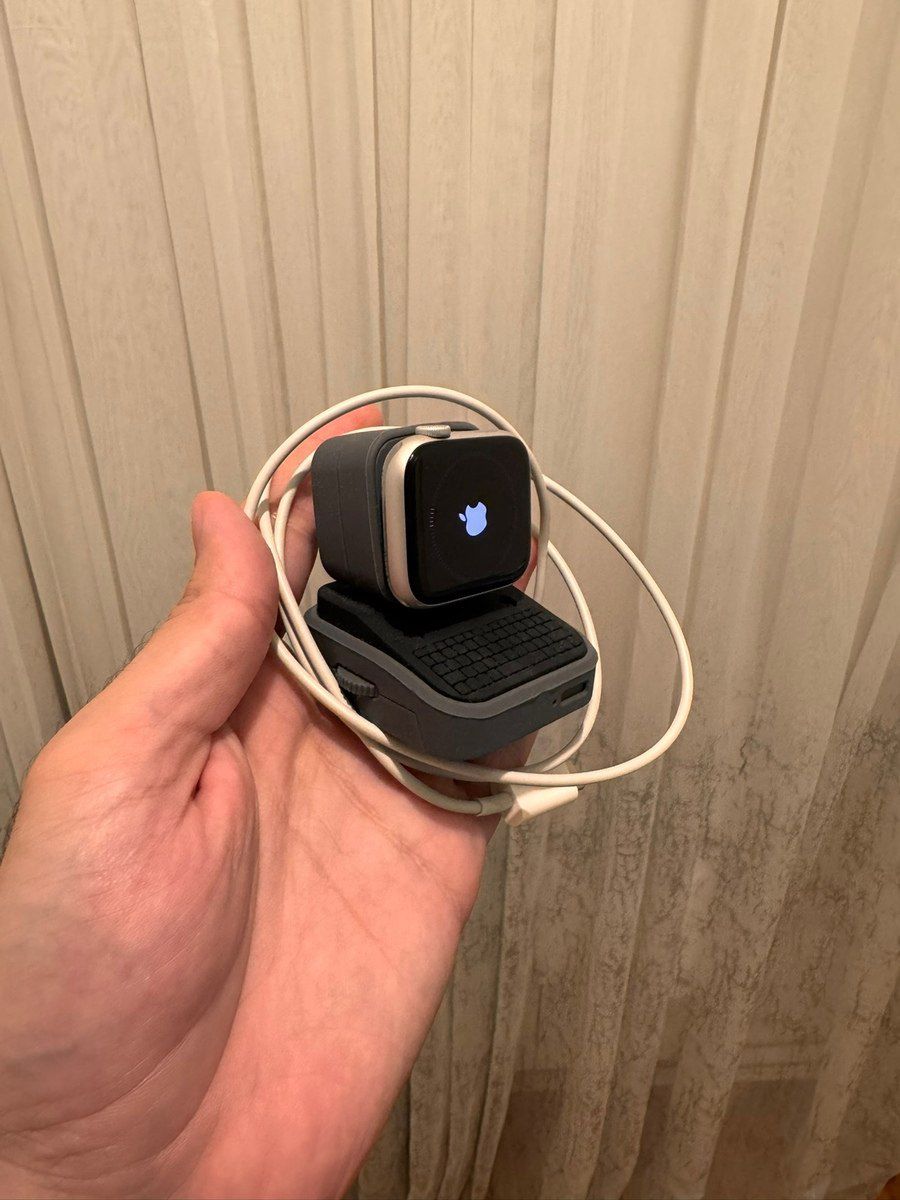 Apple Watch SE Silver 44mm — Ağıllı saatlar və biləkliklər, Bakı (5)