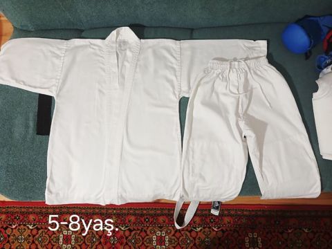 Uşaq üçün döyüş sənətləri forması (kimono/gi) - Ölçü: 5–8 yaş üçün — Bakı