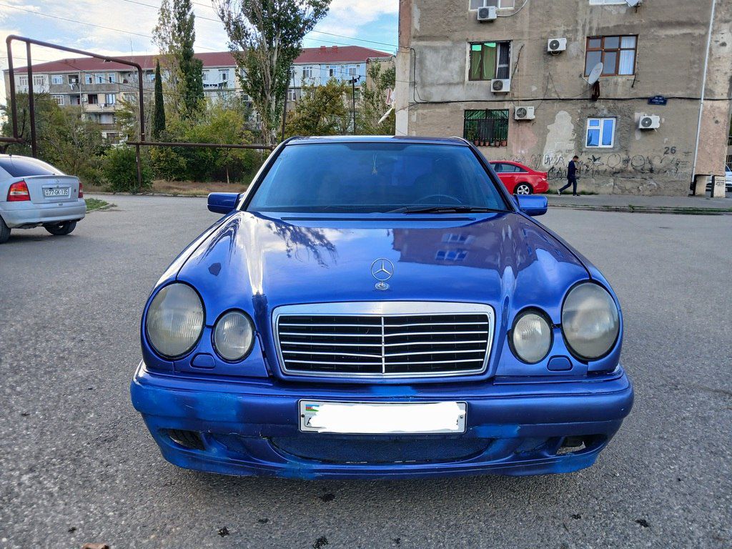 Mercedes E 200, 2.0 L, 1996 il, 326 056 km — Avtomobillər, Sumqayıt (2)