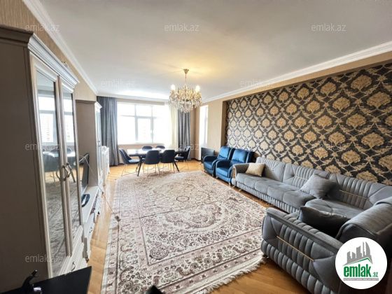 Satılır 3 otaqlı 147 m² yeni tikili Elmlər Akademiyası m — Mənzil (3)