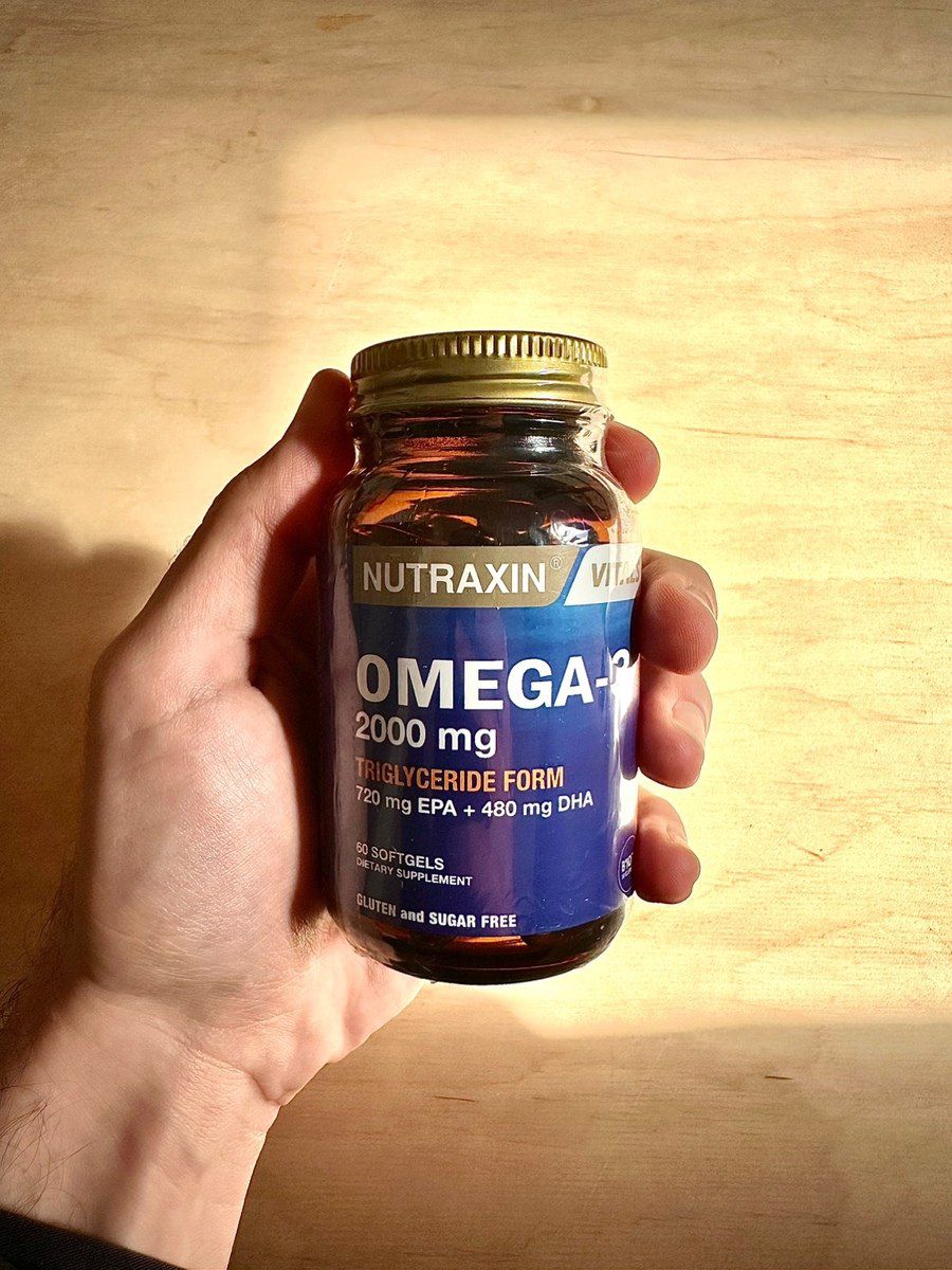 Balıq Yağı Vitamin Omega-3 2000 mg Nutraxin Norveç — Gözəllik və səhiyyə, Bakı (2)