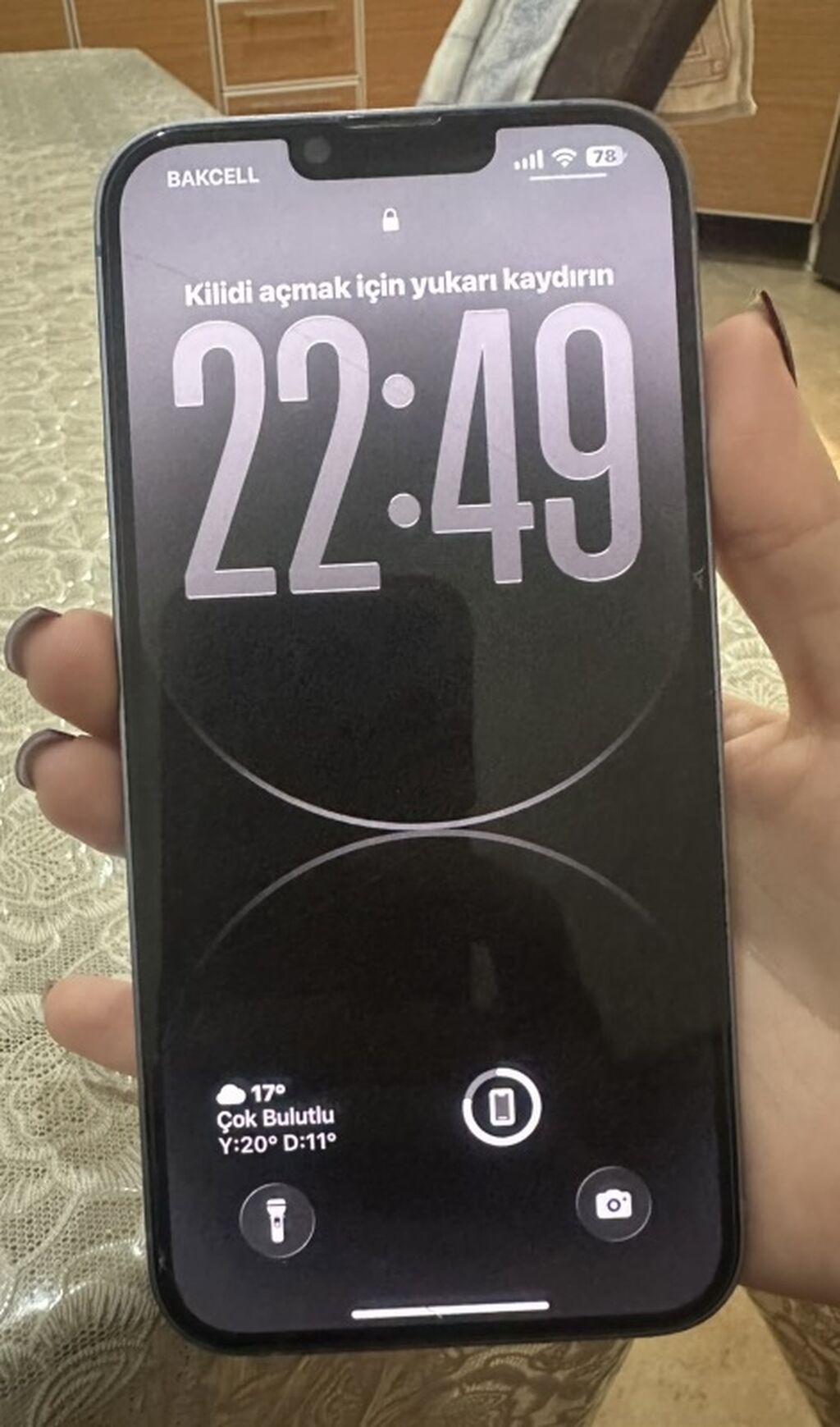 IPhone 13, Mavi, Face ID — Apple iPhone, Bakı (2)