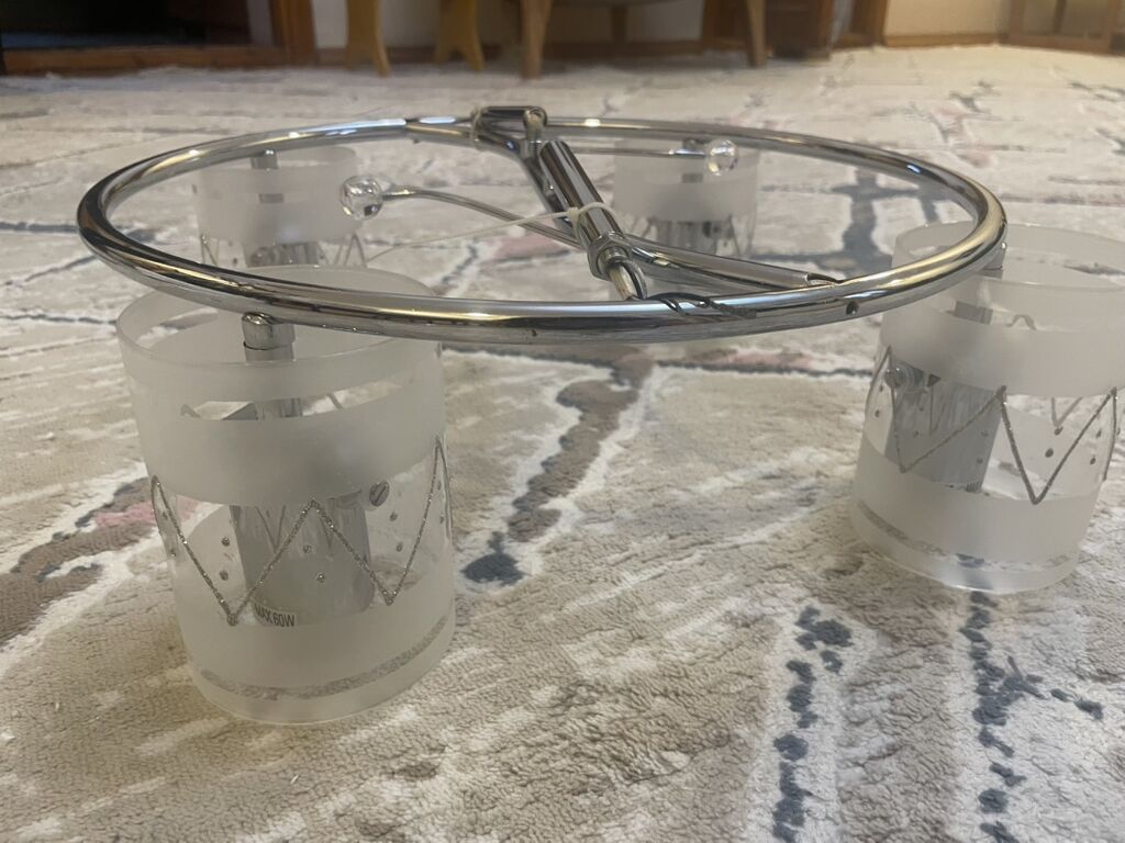 Çılçıraq, 4 lampa, Metal — Tavan is?qlar? v? cilc?raqlar, Bakı (7)