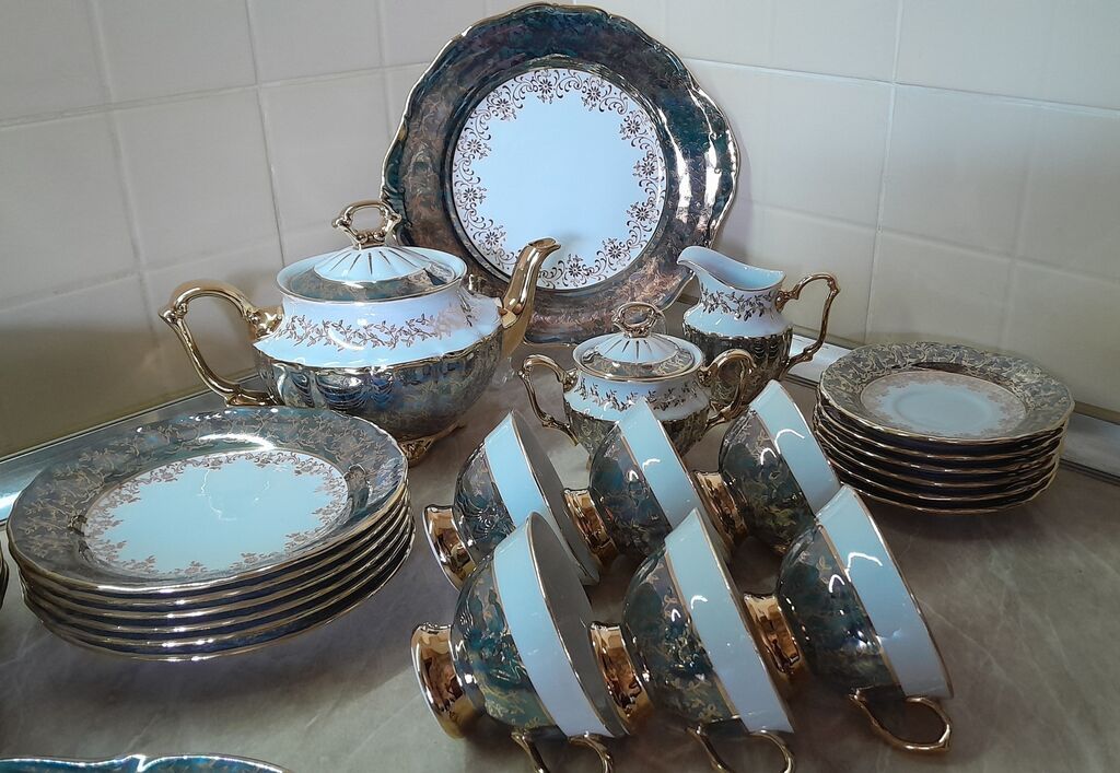 Çay dəsti, 6 nəfərlik, Çexiya — Süfrə qabı, Bakı