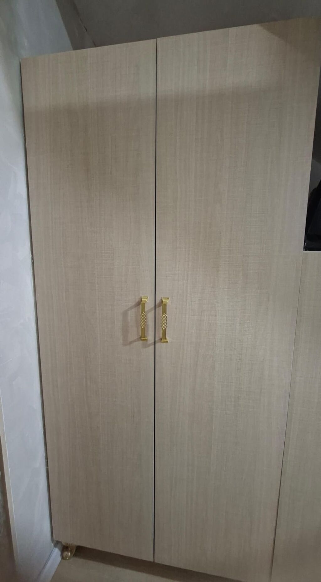 Yeni, 2 qapılı, Bej, Taxta, Açılan, Düz dolab — Şkaflar, Sumqayıt (2)