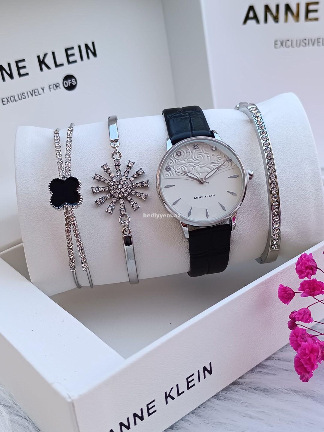 Anne Klein qol saat desti 0489 — Qol saatları, Bakı (4)