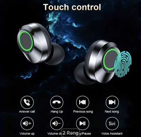 Touch idarəetməli TWS simsiz qulaqlıq - 9D stereo səs: güclü bas və — NOVA SHOP