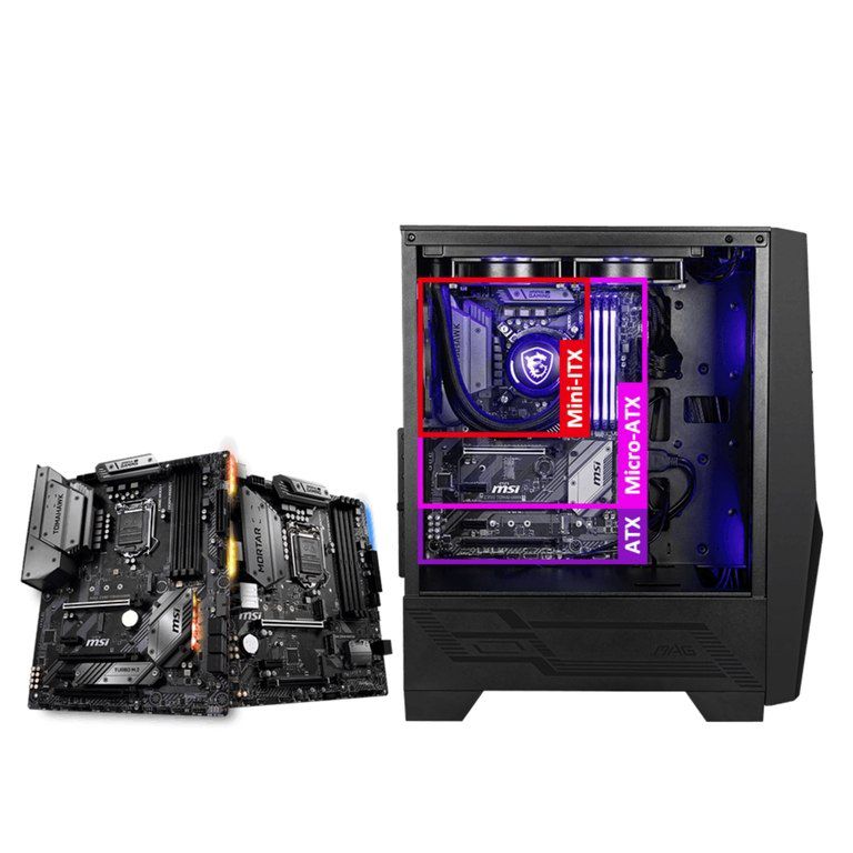 MSI MAG Forge 100M Gaming Case — Kompüterlər və noutbuklar, Bakı (3)