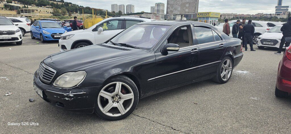 Mercedes S 500, 5.0 L, 1999 il, 567 890 km 88-DE-244 — Avtomobillər, Bakı (3)