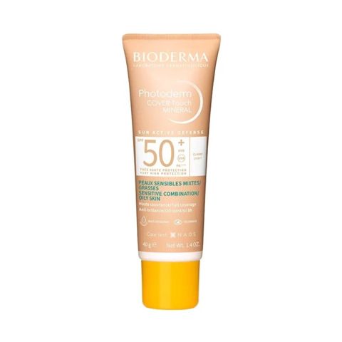 Günəşdəm qoruyucu tonal krem Bioderma Photoderm Cover Touch Mineral SPF50+ Light 40 q — Bakı