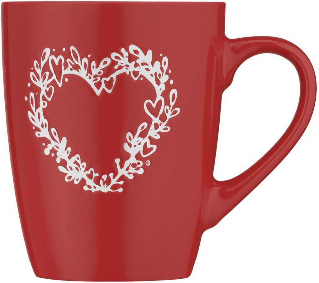 Fincan Ardesto Heart, 320 ml, qırmızı (AR3467R) — Mallar, Bakı (2)