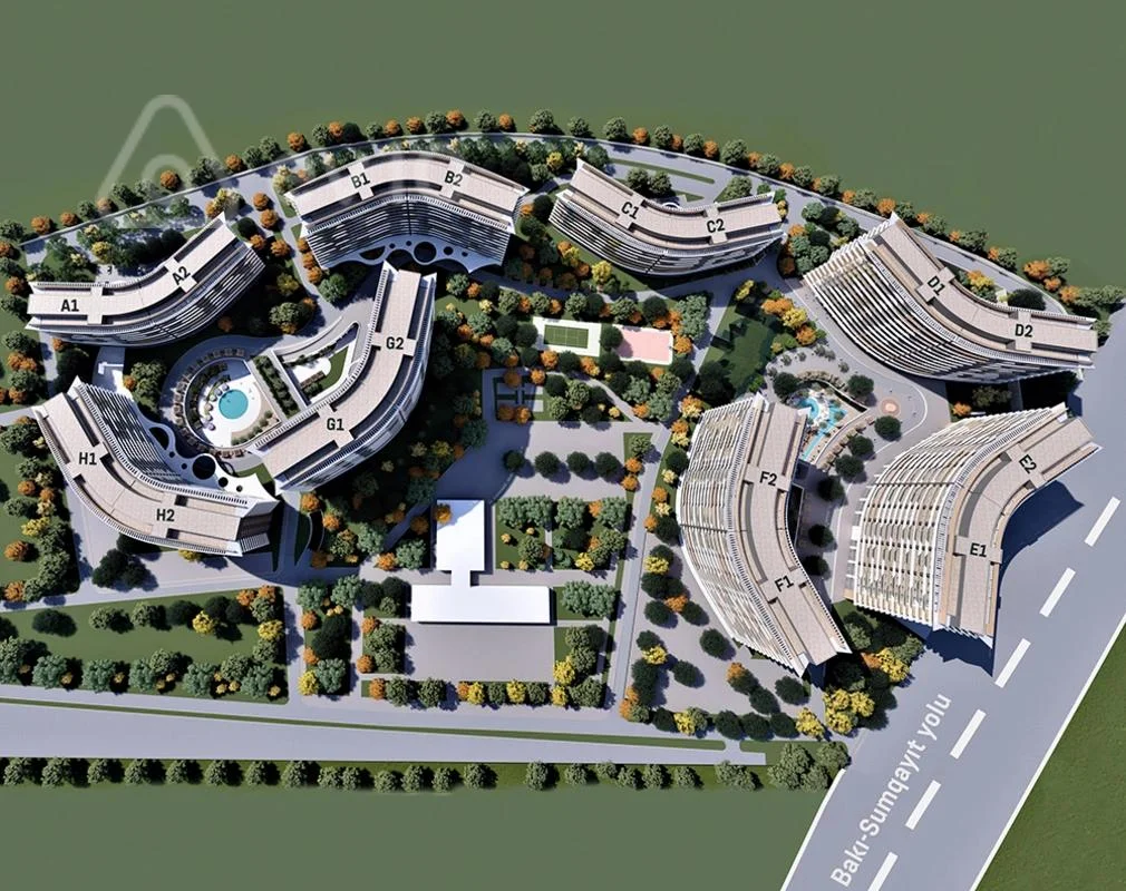 2 otaqlı mənzil, 70 m², Moskova prospekti 43 — Mənzil, Bakı (3)