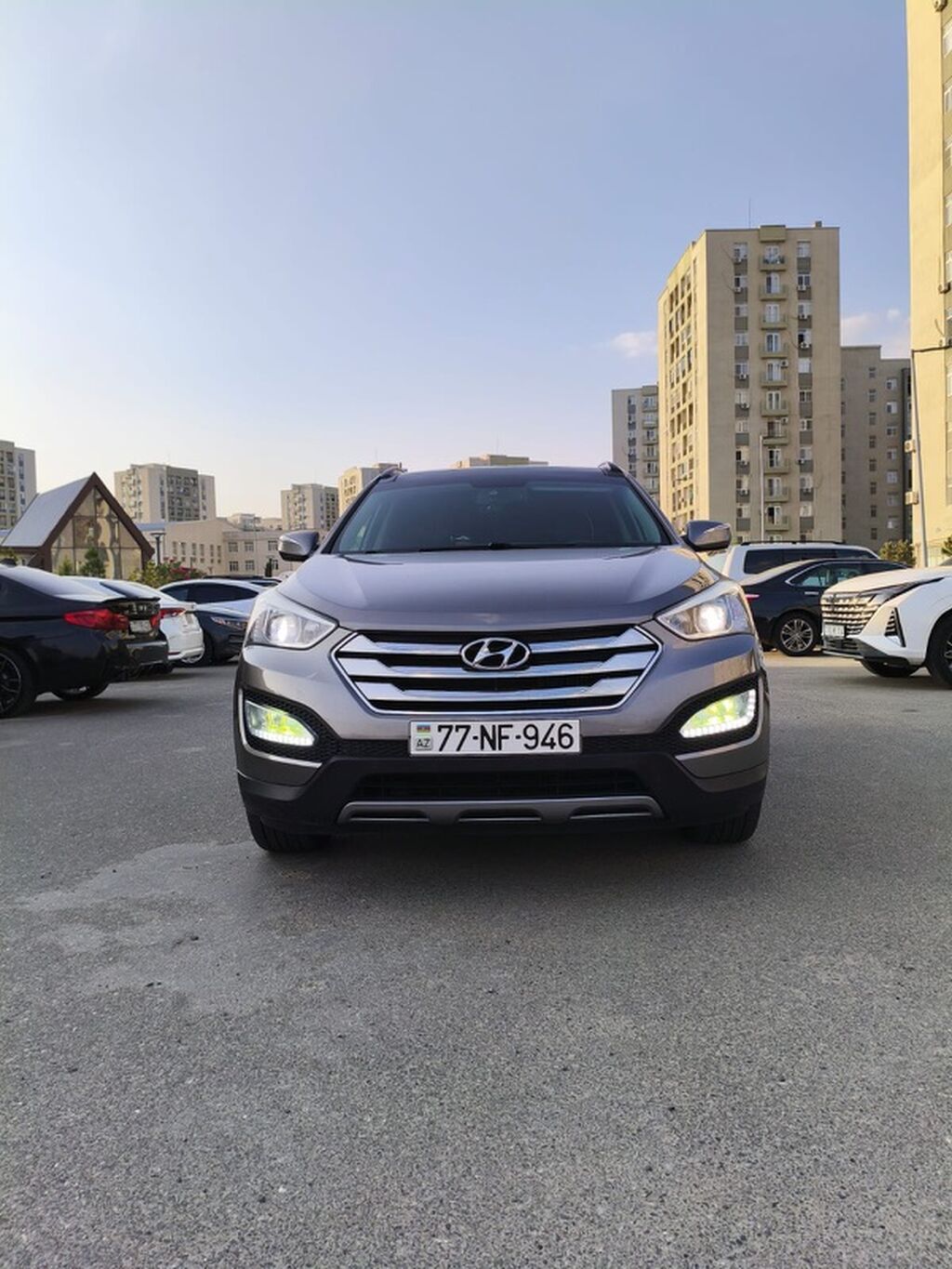 Hyundai Santa Fe: 2 l 2015 il Krossover 77-NF-946 — Avtomobillər, Bakı (2)