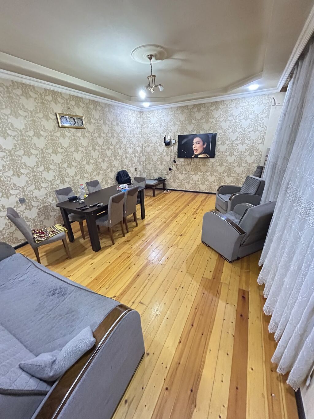 3 otaqlı, 85 kv. m, Kredit yoxdur, Yeni təmirli — Ev, villa, Masazır (2)