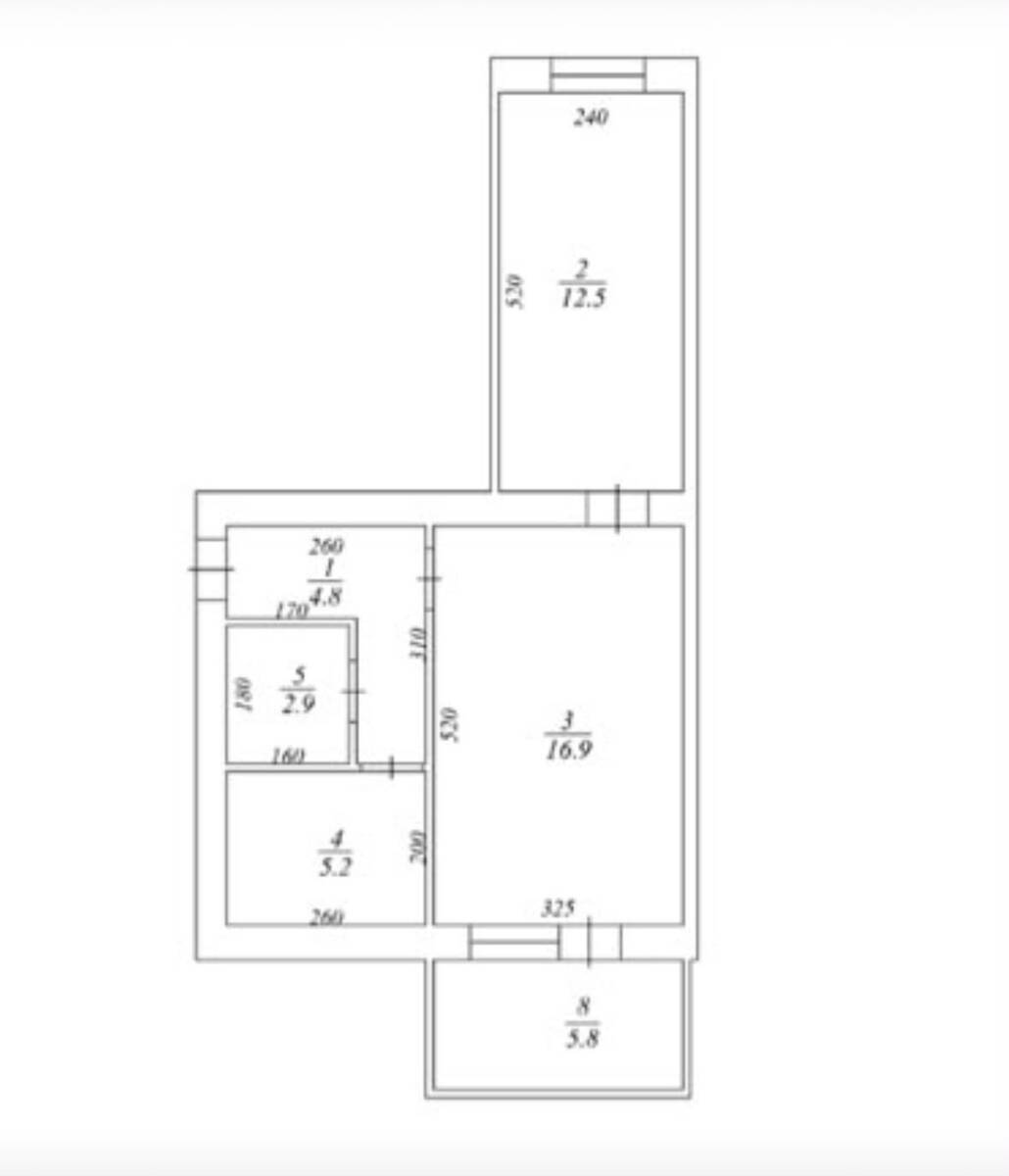 Satılır 2 otaqlı köhnə tikili 60 m² — Mənzil, Bakı (8)
