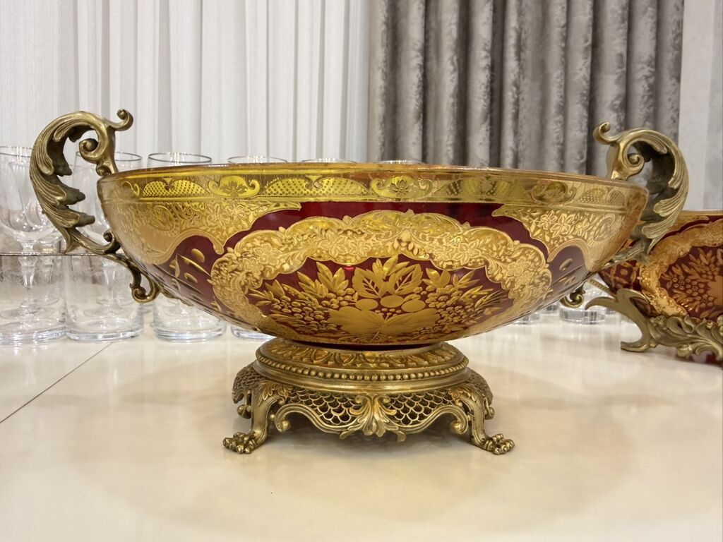 Hər biri 150 Azn. 8 parça cehizlik və servantlıq bronz qablar — Süfrə qabı, Bakı (9)