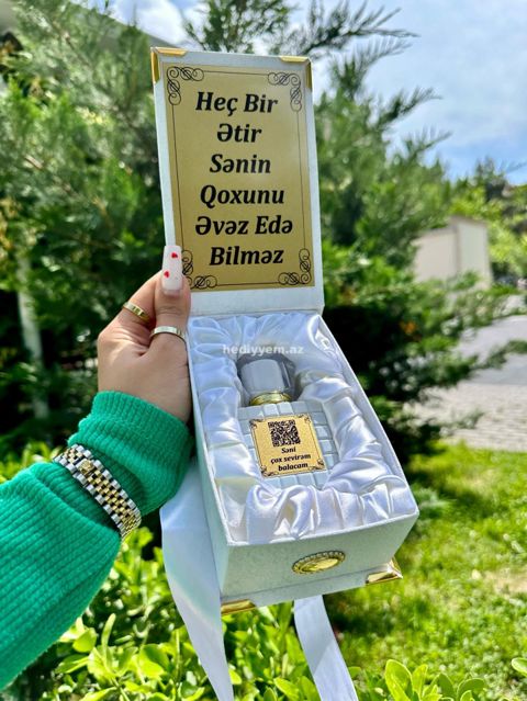 İstəyə uyğun yazılı Qablaşmalı Ətir (deluxe) – No.3430 — Bakı