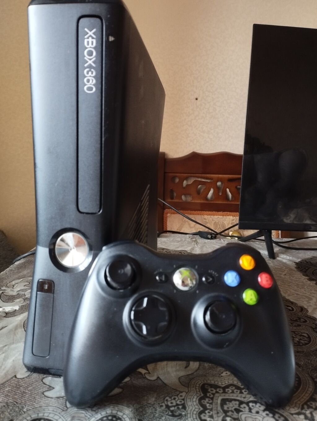 Xbox 360 Slim oyun konsolu seti Komplekt: - Xbox 360 Slim konsolu — Oyun konsolları, Bakı (3)
