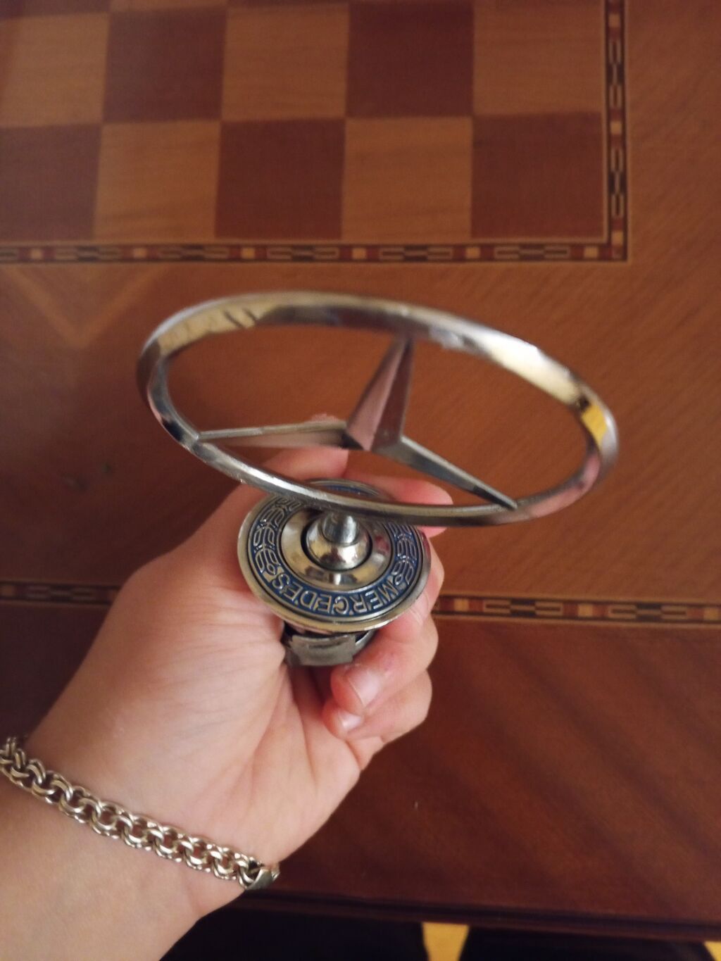 Mercedes-Benz kapot emblemi (ornament) mersedes loqosu - Klassik — Digər, Gəncə (3)