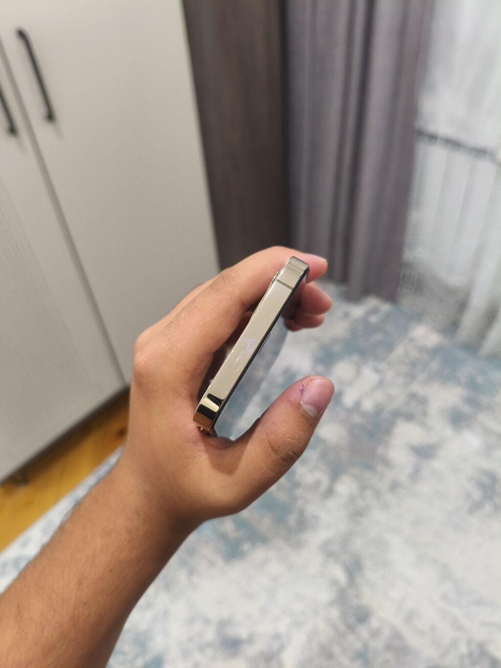IPhone 12 Pro, 128 GB, Matte Gold, Zəmanət, Simsiz şarj, Face ID — Apple iPhone, Digah (4)