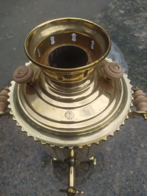 Misin samovar Rusiya üslubunda kömür/odunla işləyən model.4.5l — Bakı