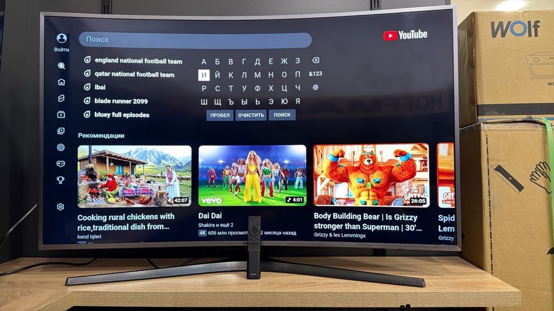 Samsung UE49MU6650UXRU – 49 Curved — TV və Video, Bakı