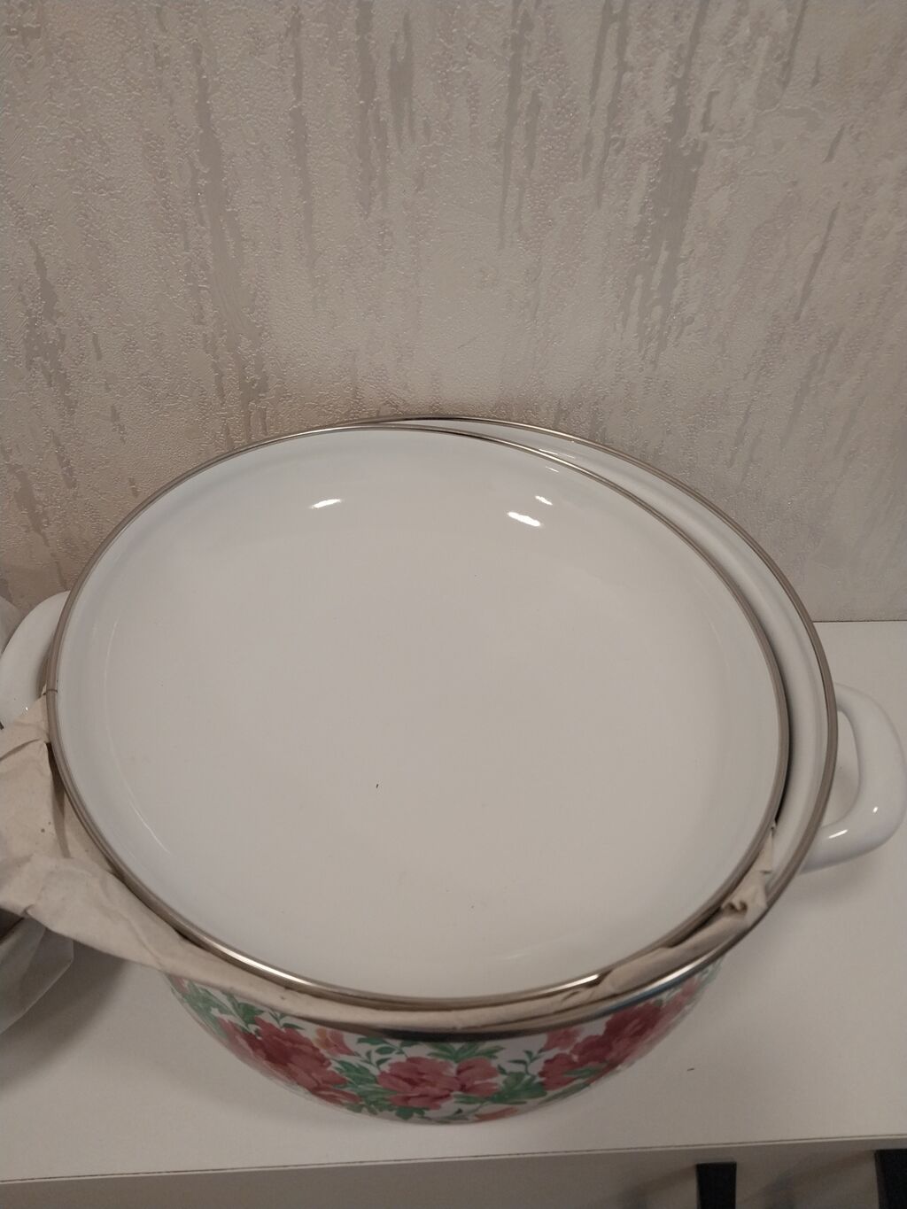Qazan, rəng - Ağ, 28 sm — Bişirmə qabları, Bakı (6)