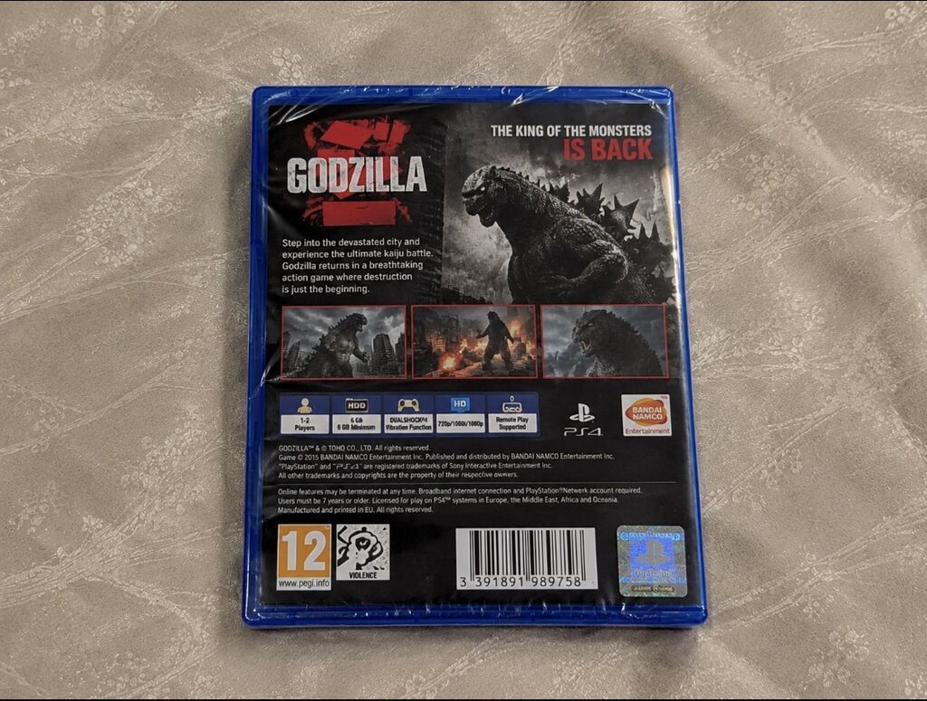 Məhsul: Godzilla – PS4 oyunu (Bandai Namco) Platforma: PlayStation 4 — Konsol oyunları, Digah