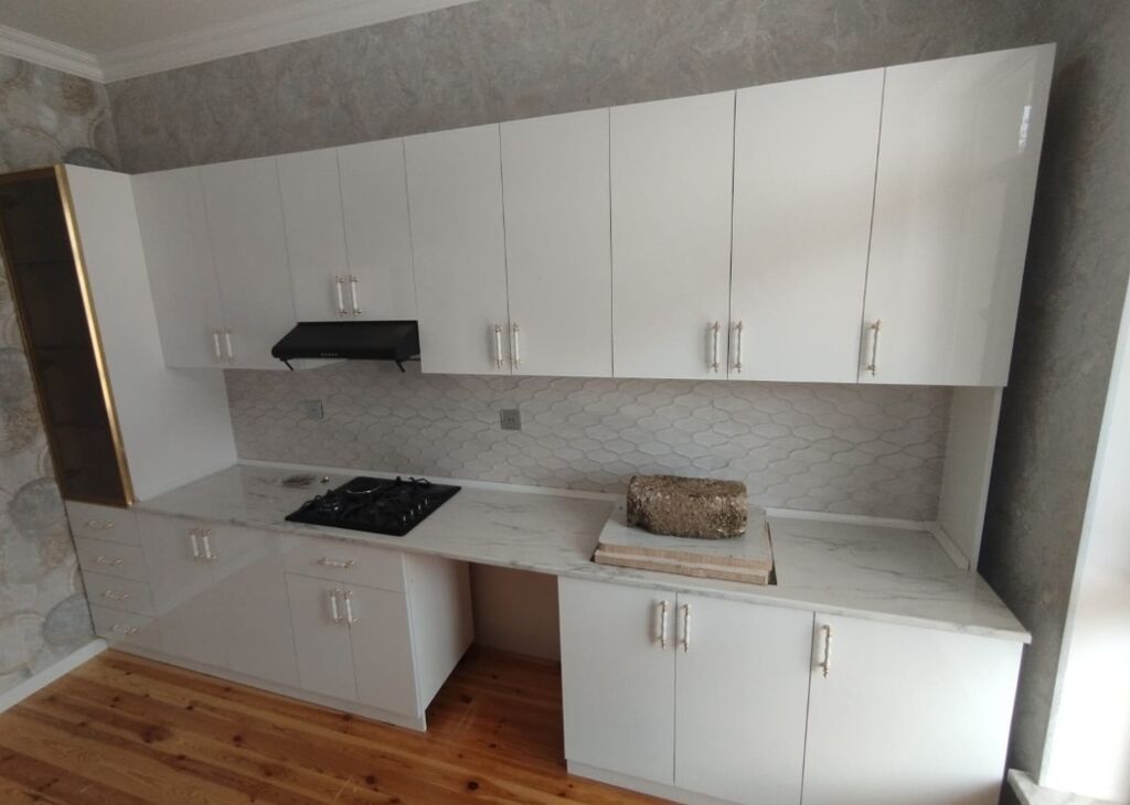 Sifarişlə mətbəx dəsti, Özü çəkən petlələr, MDF — Mətbəx mobilyası, Mehdiabad (4)