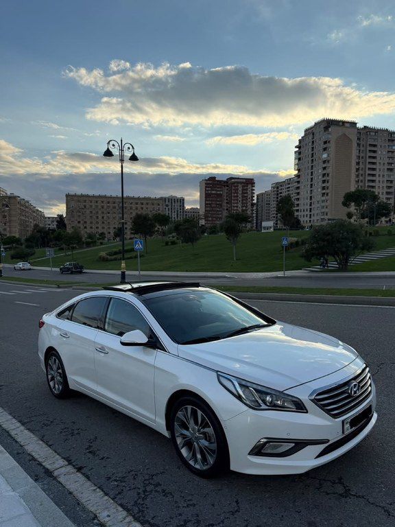 Hyundai Sonata, 2.0 L, 2016 il, 143 000 km — Avtomobillər, Bakı (3)