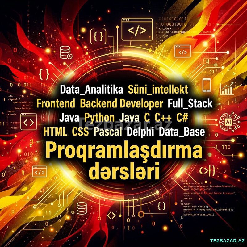 Süni intellekt mobiloqrafiya Python java kursları — Təlim, kurslar, Bakı (2)