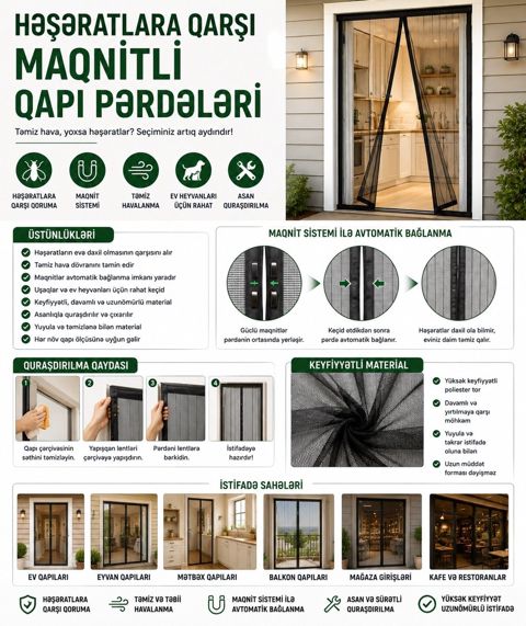 Maqnitli pərdə — Bakı
