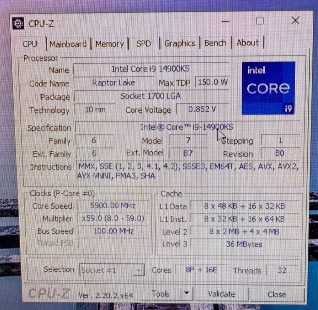 Intel Core i9-14900KS — Kompüterlər və noutbuklar, Bakı (2)