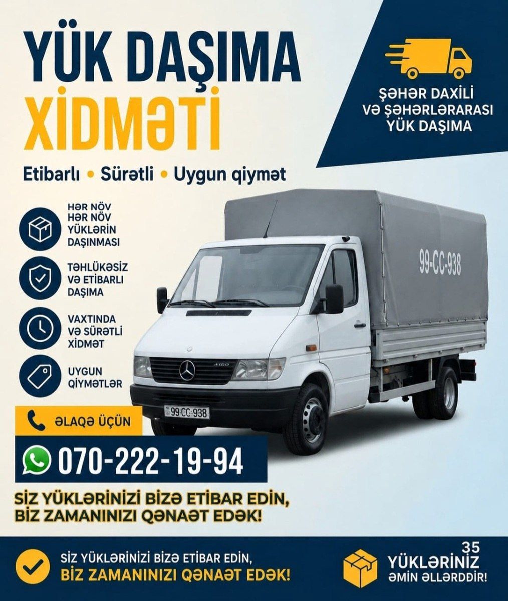 Yükdaşıma xidməti — İş axtarıram, Bakı (3)