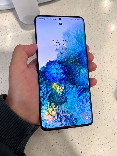 Samsung Galaxy S20 Plus, 128 GB, rəng - Qara, Simsiz şarj — Bakı