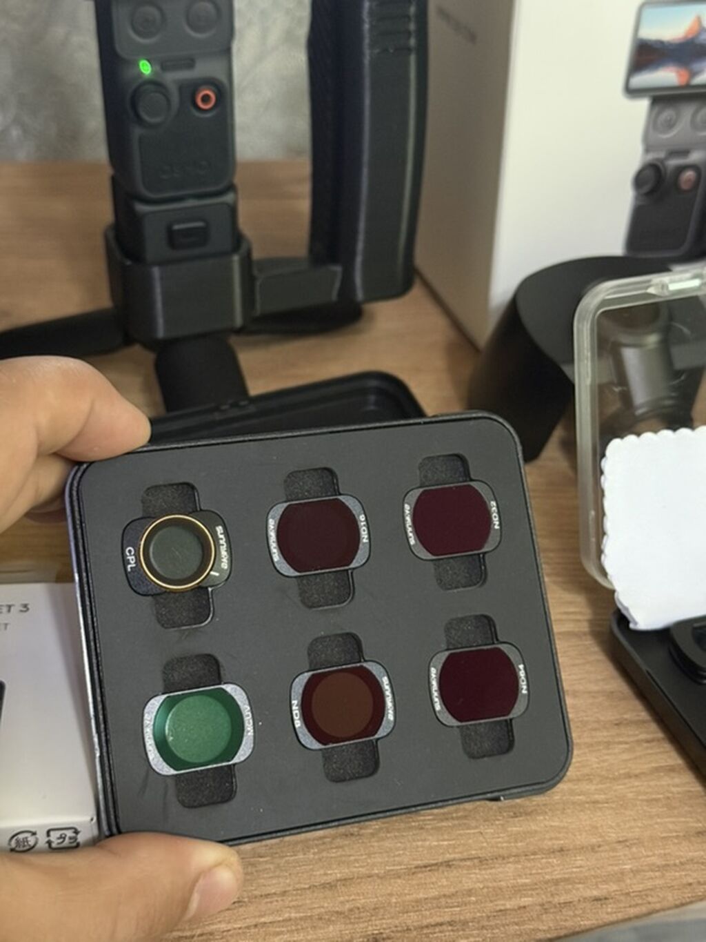 DJI Osmo Pocket 4 Creator Combo– tam çəkiliş dəsti.Tək filtirləri 300 — Digər, Tərtər (4)