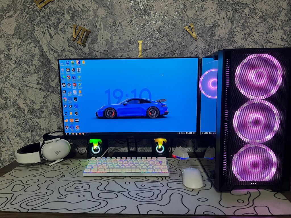 Tam Dəst Gaming PC / Ryzen 5 5600 + RX 6500 XT / Monitor, Siçan — Masaüstü kompüterlər, Sumqayıt (2)