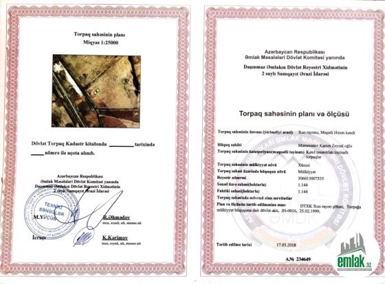 Satılır 450 sot torpaq Xızı — Torpaq (4)