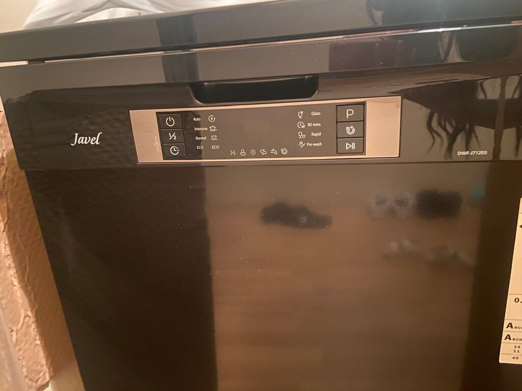 Javel DWF-J71203 qabyuyan maşın – qara rəng, sərbəst quraşdırılan (60 — Qab yuyucu maşınlar, Bakı (4)